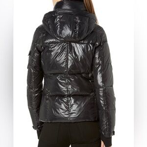 Women's Black X13 Kylie Puffer Jacket w detachable hood -